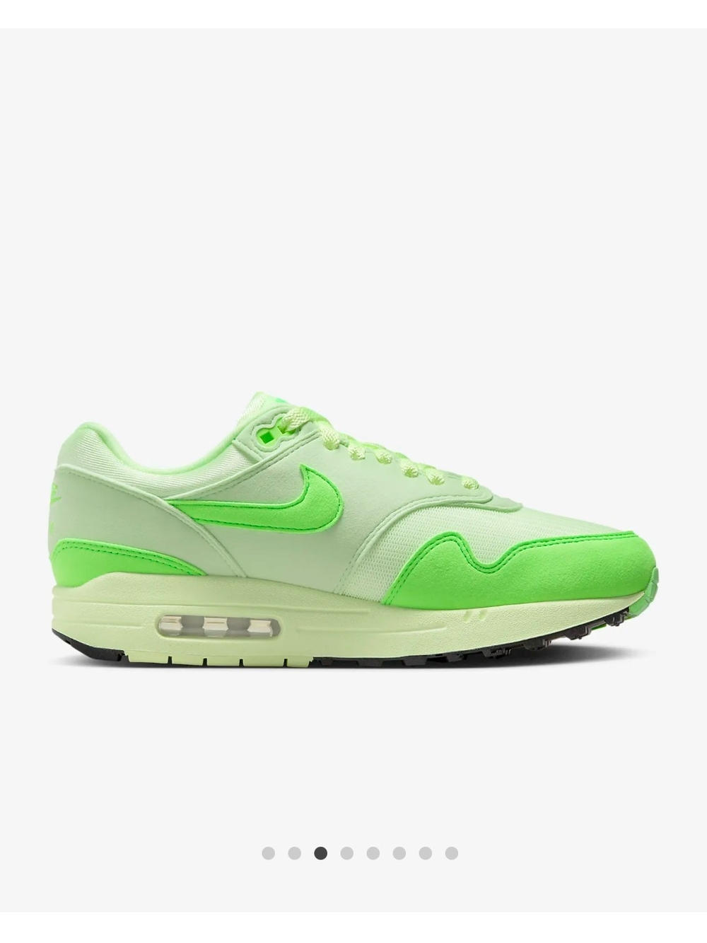 Nike Air Max 1 '87 Vapor Green/Barely/Volt/Green Strike Size 8.5W/M7Shoes
